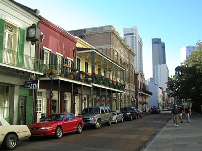 Buildings in the French Quarter