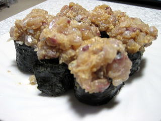 なめろう軍艦の簡単レシピ