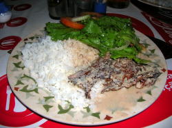 モザンビークの魚カレー