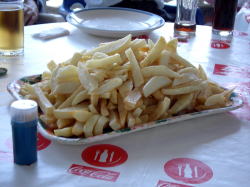 モザンビークのフライドポテト